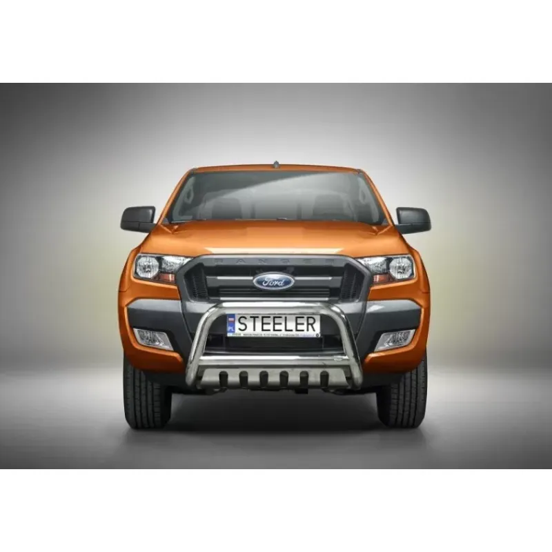 Pare-buffle avec plaque de protection | Ford Ranger 3 Accessoires Offroad, Franchisseur, Tout-Terrain Et 4X4·Pare Buffles Et Protections Extérieures