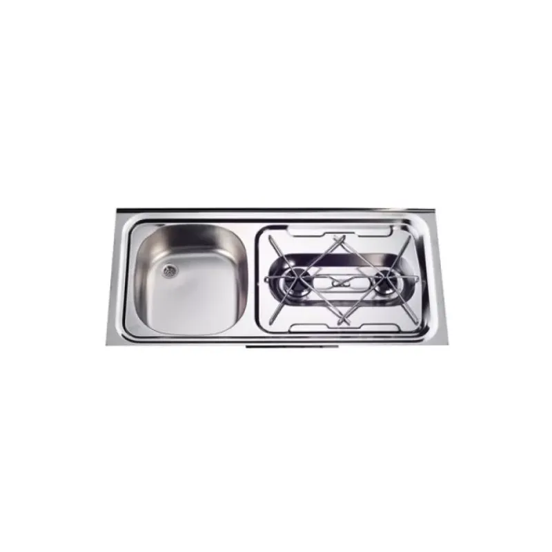 Sale Combiné 2 feux 900 x 420 mm Appareil De Cuisson Intérieur·Combiné Évier Gaz|Cuisson Intérieure, Réchaud Et Réchaud-Four·Réchaud Évier Gaz Combiné