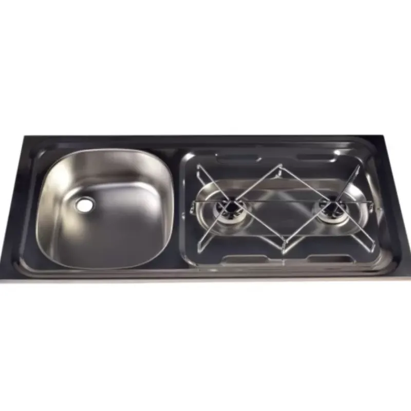 Sale Combiné 2 feux 900 x 420 mm Appareil De Cuisson Intérieur·Combiné Évier Gaz|Cuisson Intérieure, Réchaud Et Réchaud-Four·Réchaud Évier Gaz Combiné