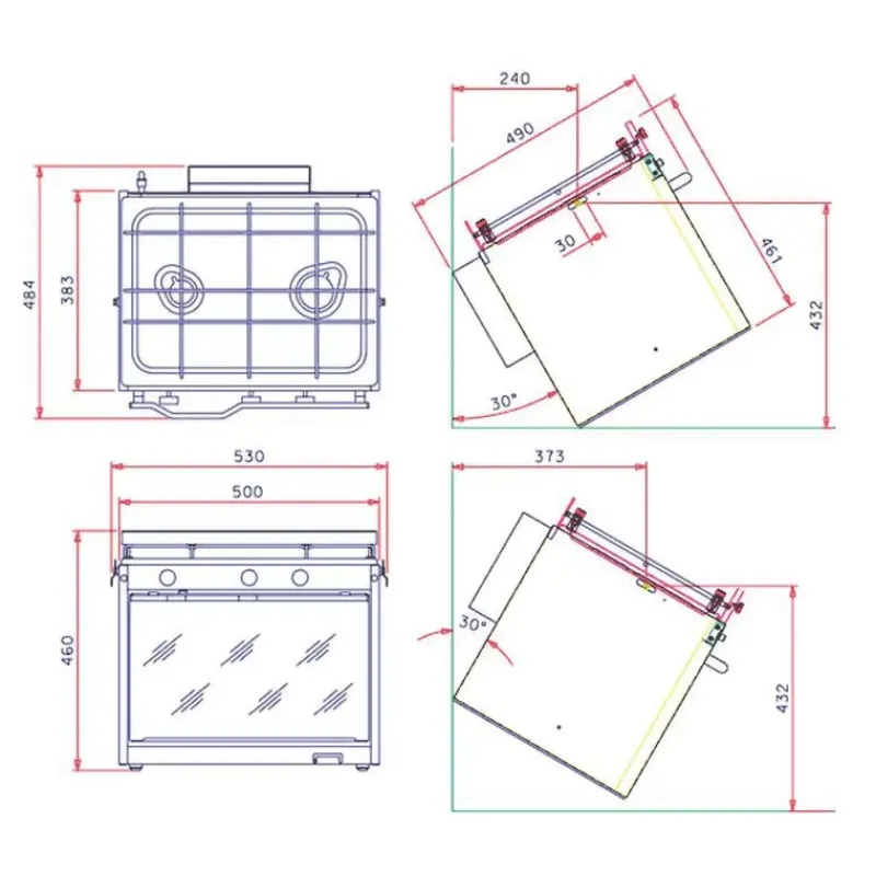 TECHIMPEX Cuisinière XL3*Techmipex Clearance