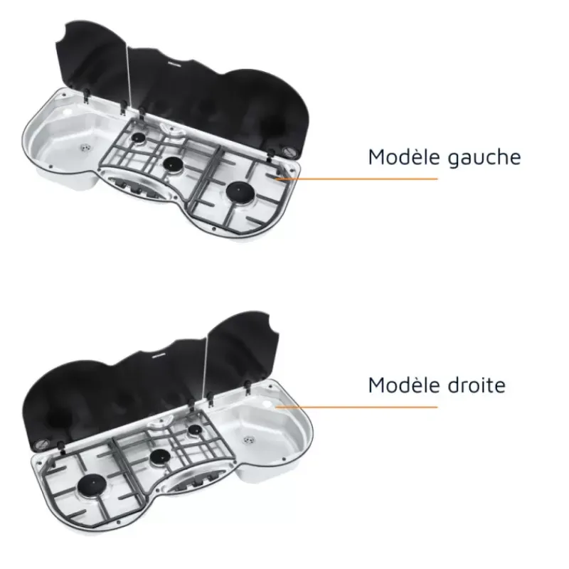 Discount 353 Appareil De Cuisson Intérieur·Combiné Évier Gaz