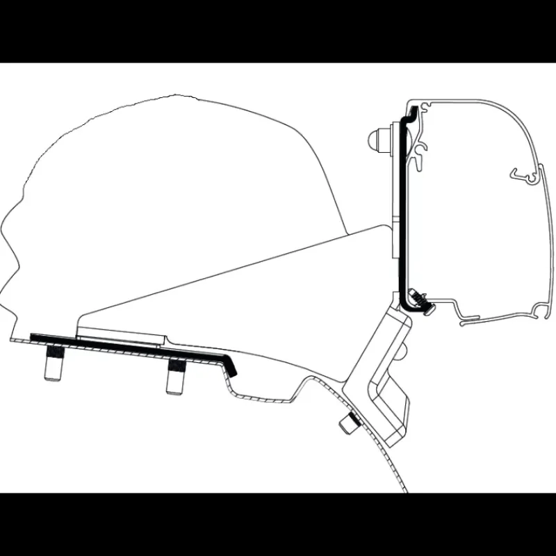 New Adaptateur 4200 MERCEDES Vito / Class V avec toit SCA Store·Adapteur De Store Van Et Fourgon