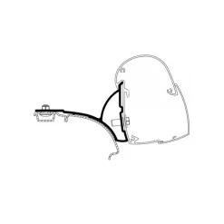 Adaptateur 5102 VW T5/T6 avec rail*Thule