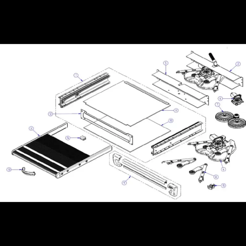 Best Pièces détachées Slide-Out Step G2 Standard Accessoire Extérieur·Accessoires Marchepieds