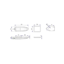 Clearance Universal Lock White Poignée, Verrou & Fermeture Extérieures·Fermeture Et Verrou Extérieur|Poignée, Verrou & Fermeture Extérieures·Fermeture Et Verrou Extérieur
