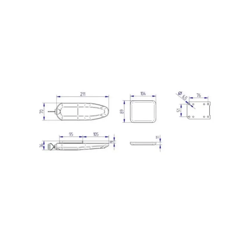 Clearance Universal Lock White Poignée, Verrou & Fermeture Extérieures·Fermeture Et Verrou Extérieur|Poignée, Verrou & Fermeture Extérieures·Fermeture Et Verrou Extérieur