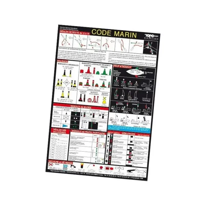 Code marin autocollant RIPAM*Topoplastic Online