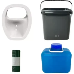 Online Kit DIY pour toilettes sèches | Taille L L'Eau·Toilette Sèche|Wc & Sanitaires·Toilette À Séparation