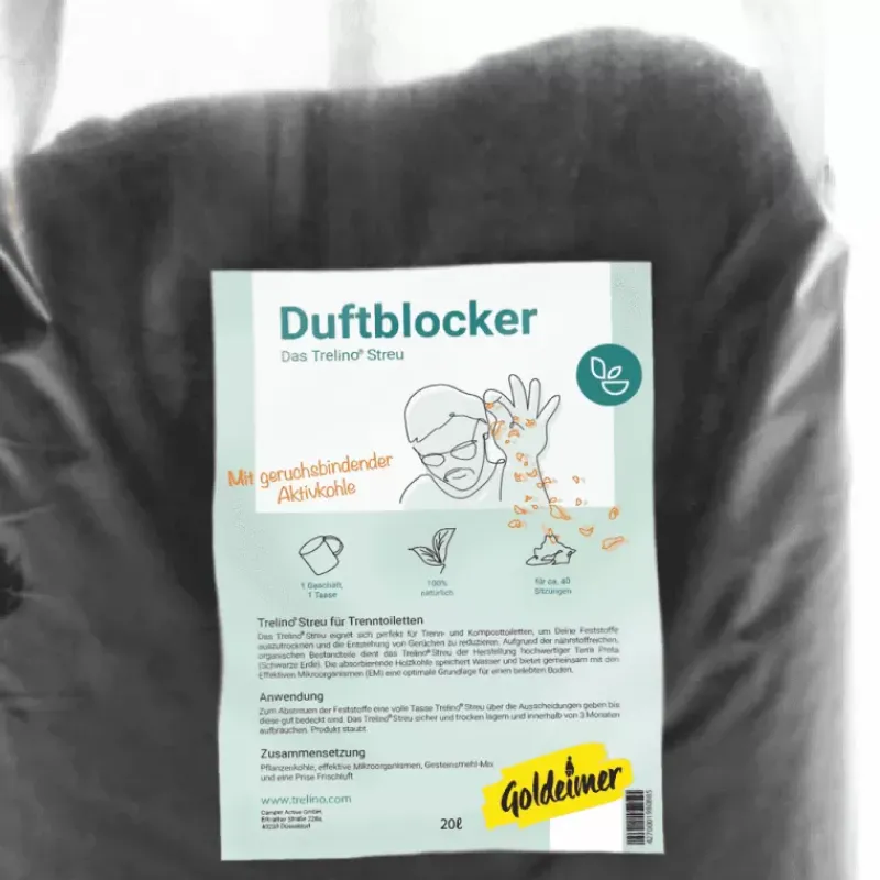 Litière bloqueur d'odeurs 20 L L'Eau·Wc Portable|L'Eau·Toilette Sèche
