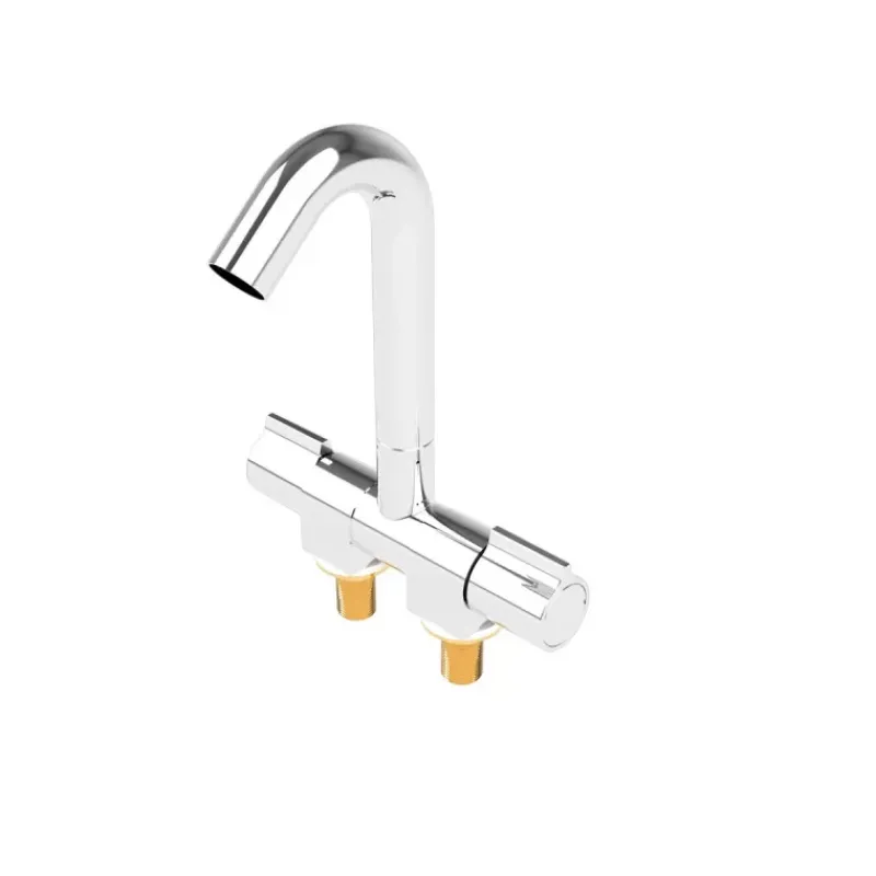 New Aqua Robinet d'eau froide/chaude en laiton chromé Robinetterie·Mitigeur|Robinetterie·Mitigeurs