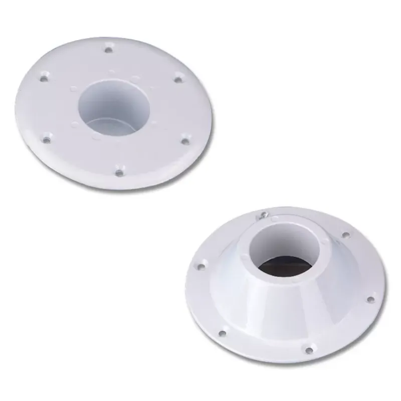 Best Base en aluminium blanc pour table sur pied central Table & Pied·Pied De Table|Equipement Intérieur·Système Pour Table Amovible