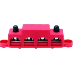 Busbar positif 250A - 4 x M10 | 4 x M4*Trem