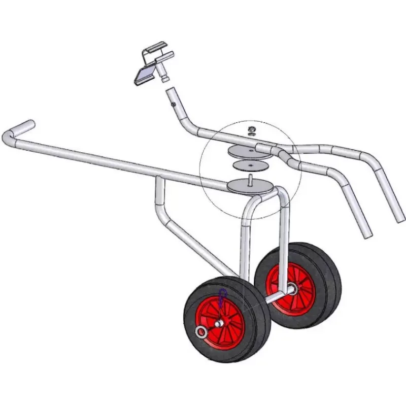 Chariot avant plateau tournant pour pneumatique*Trem