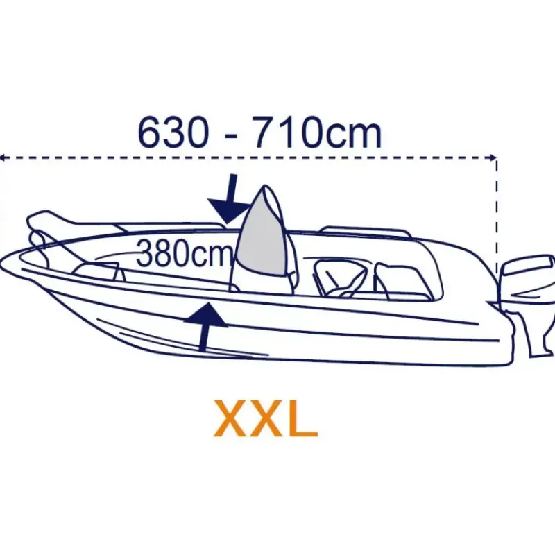 Housse de bateau 4,25 à 7,10 m*Trem New