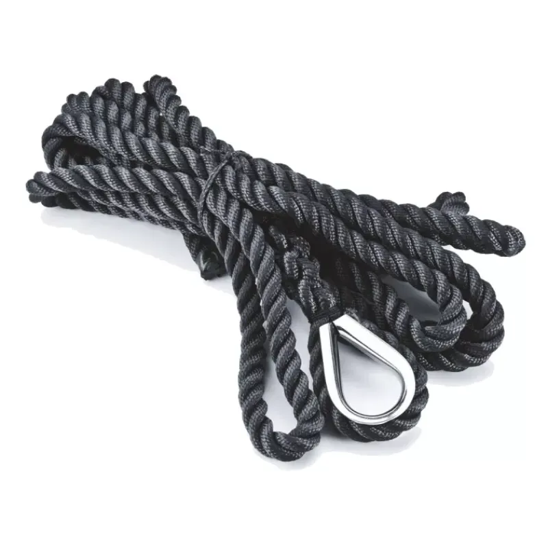 Pack d'amarre épissé & cossé 3 torons | Noir*Trem