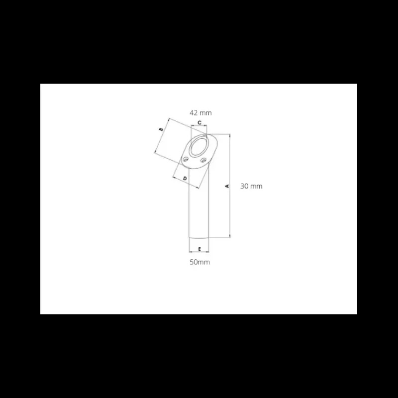 Outlet Porte canne pour balcon Accastillage De Pont·Porte-Canne À Pêche