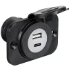 Hot Prise USB-A + USB-C noir Distribution & Protection·Prise Et Fiche Dc (Allume Cigare, 12V, Usb...)|Distribution & Protection·Fiche Et Prise Dc (Allume Cigare, 12V, Usb...)