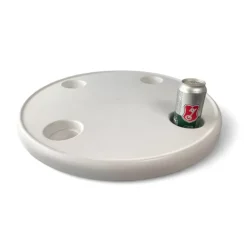 Discount Table ronde ABS Blanc ⌀ 60 cm + pied fixe et embase Table & Pied·Table Complète|Confort Extérieur - Cockpit·Plateau De Table
