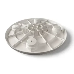 Discount Table ronde ABS Blanc ⌀ 60 cm + pied fixe et embase Table & Pied·Table Complète|Confort Extérieur - Cockpit·Plateau De Table