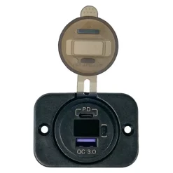 Sale Voltmètre numérique + prise double USB Type A+C Distribution & Protection·Prise Et Fiche Dc (Allume Cigare, 12V, Usb...)|Distribution & Protection·Contrôleur De Batterie & Indicateur De Charge