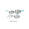 Hot Popote inox 1 personne Cuisine & Vaisselle·Popote|Ustensile De Cuisine & Vaisselle·Batterie De Cuisine & Popote