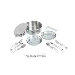 Hot Popote inox 1 personne Cuisine & Vaisselle·Popote|Ustensile De Cuisine & Vaisselle·Batterie De Cuisine & Popote