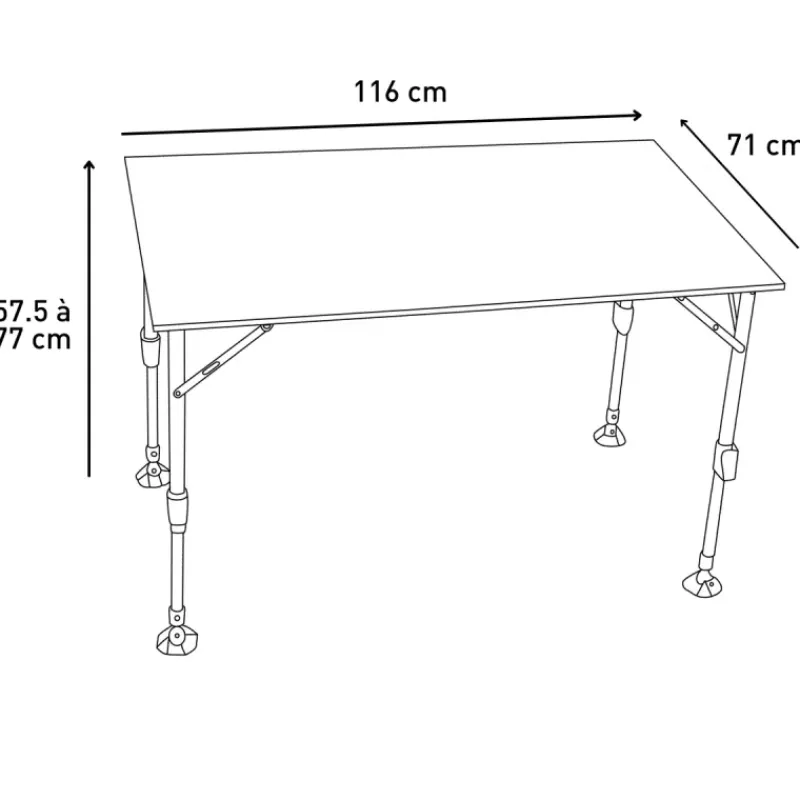 Table nid d'abeille*Trigano Hot