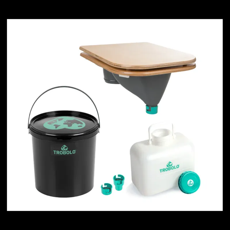Outlet Kit DIY avec siège en bois L'Eau·Toilette Sèche|Wc & Sanitaires·Toilette À Séparation