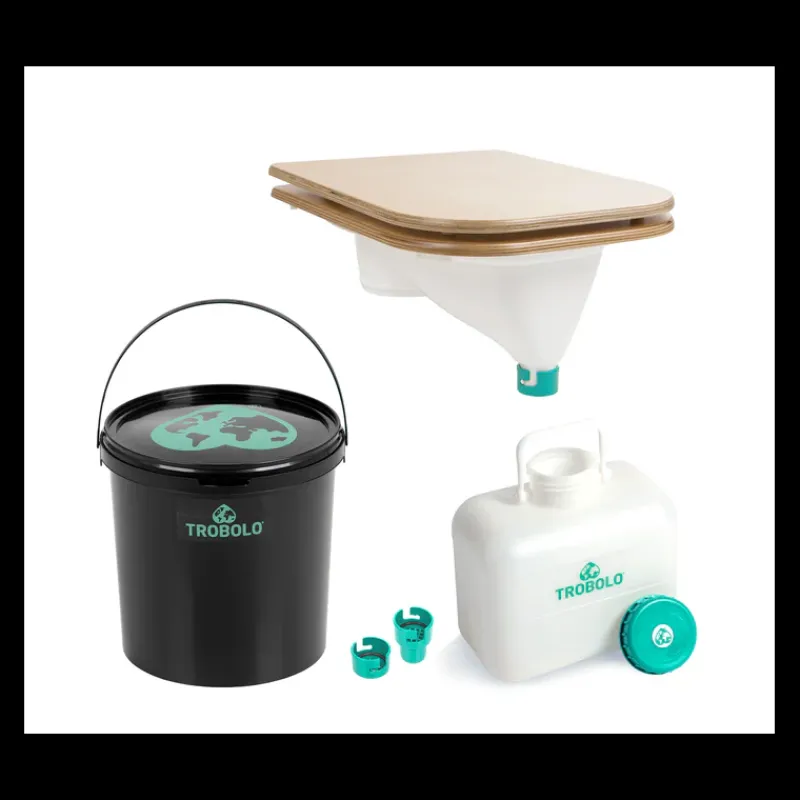 Outlet Kit DIY avec siège en bois L'Eau·Toilette Sèche|Wc & Sanitaires·Toilette À Séparation