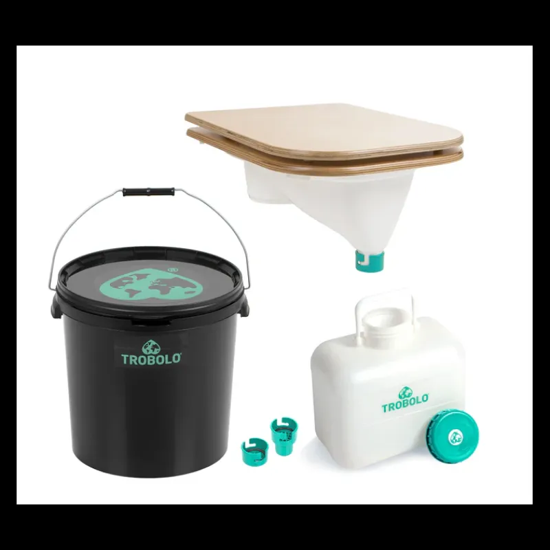 Outlet Kit DIY avec siège en bois L'Eau·Toilette Sèche|Wc & Sanitaires·Toilette À Séparation