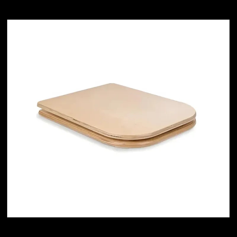 Siège de toilette en bois avec couvercle*Trobolo Discount