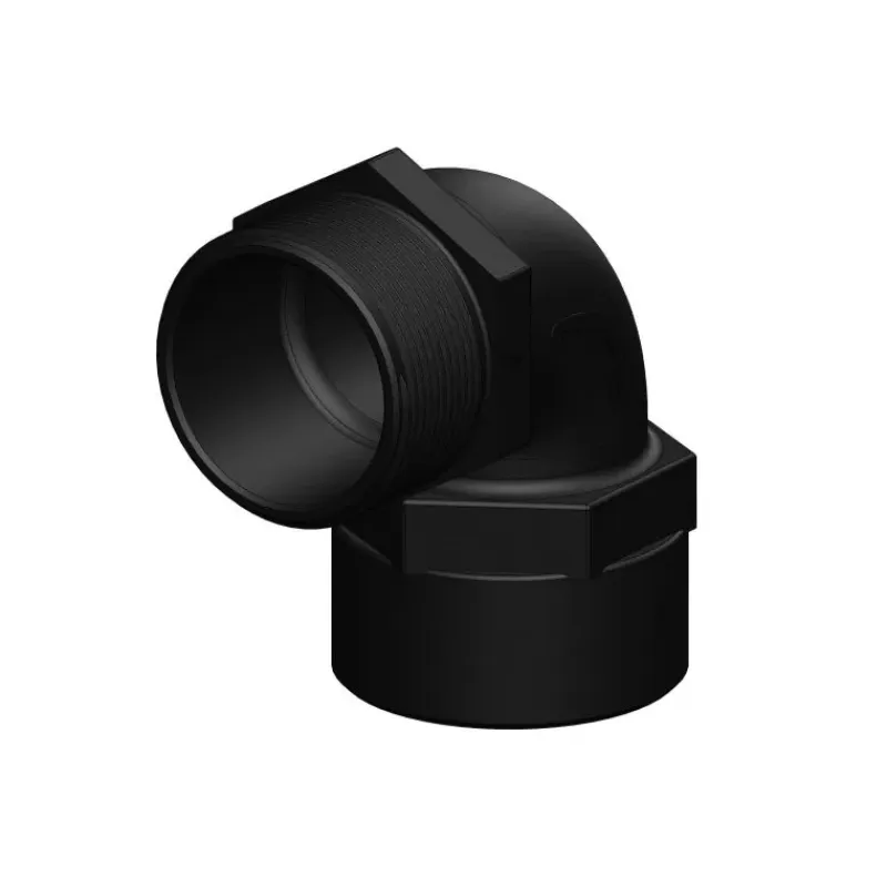 Coude 90° FM fileté fileté BSP noir*Trudesign