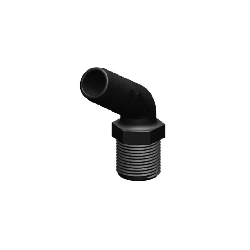 Coude 120° MM fileté cannelé BSP*Trudesign Outlet