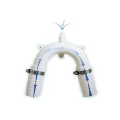 Coude anti-siphon MM blanc*Trudesign Clearance