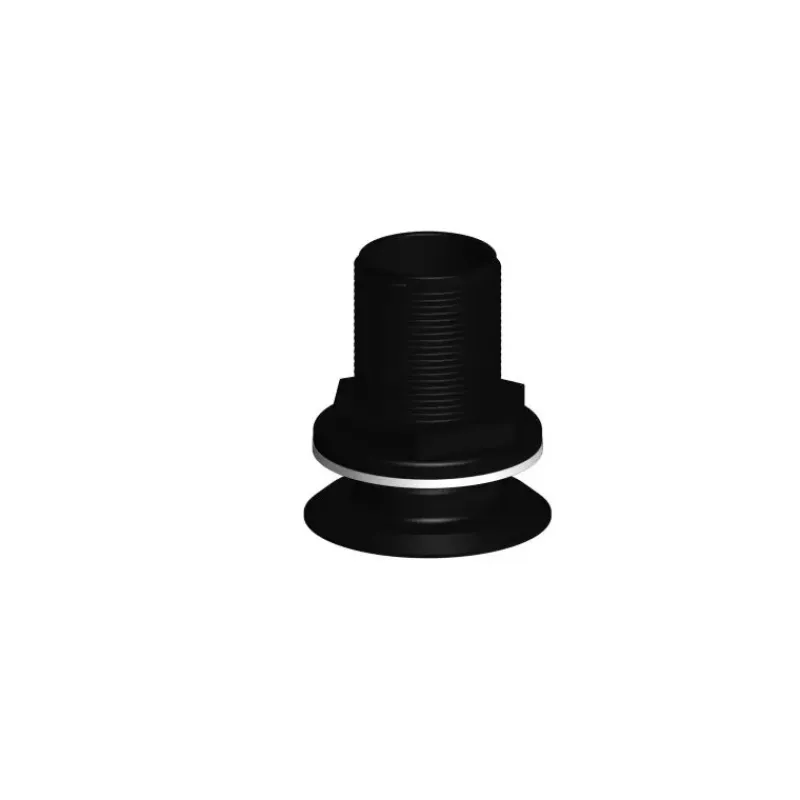 Passe-coque flush fileté noir BSP*Trudesign New