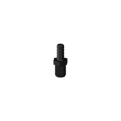 Raccord droit MM long fileté cannelé BSP Noir*Trudesign Sale