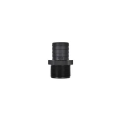 Raccord droit MM inégal fileté cannelé BSP noir*Trudesign Sale