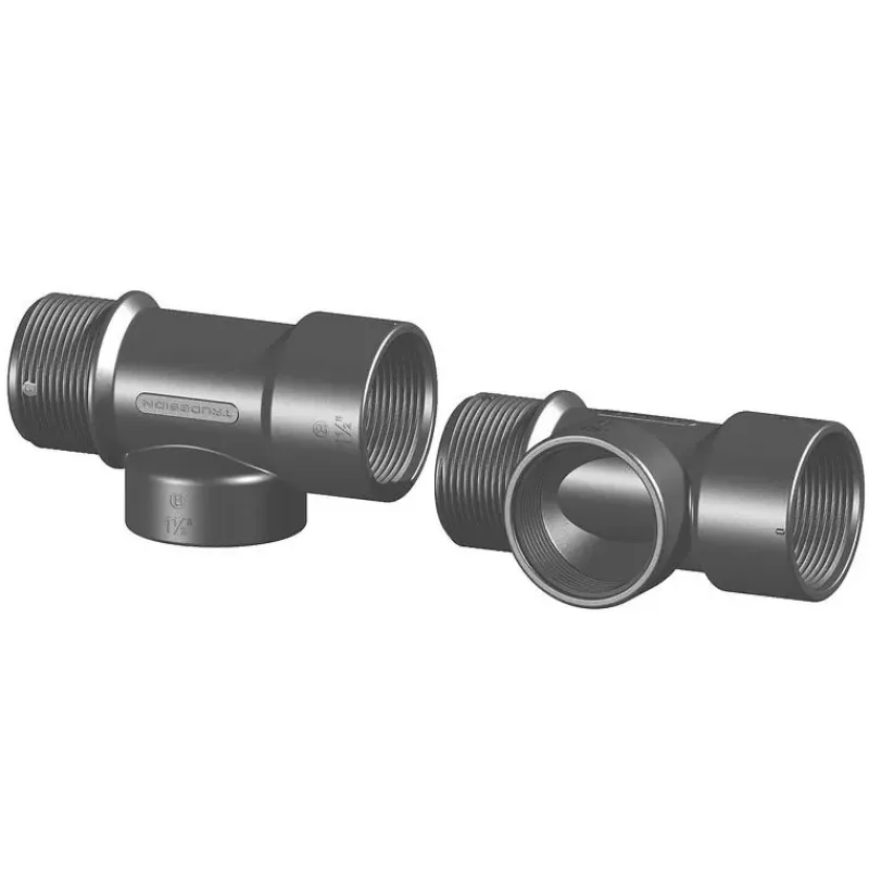 Outlet Raccord en T MFF noir 1''1/2 BSP Plomberie·Raccord Cannelé & Fileté|Plomberie·Raccord Fileté & Cannelé