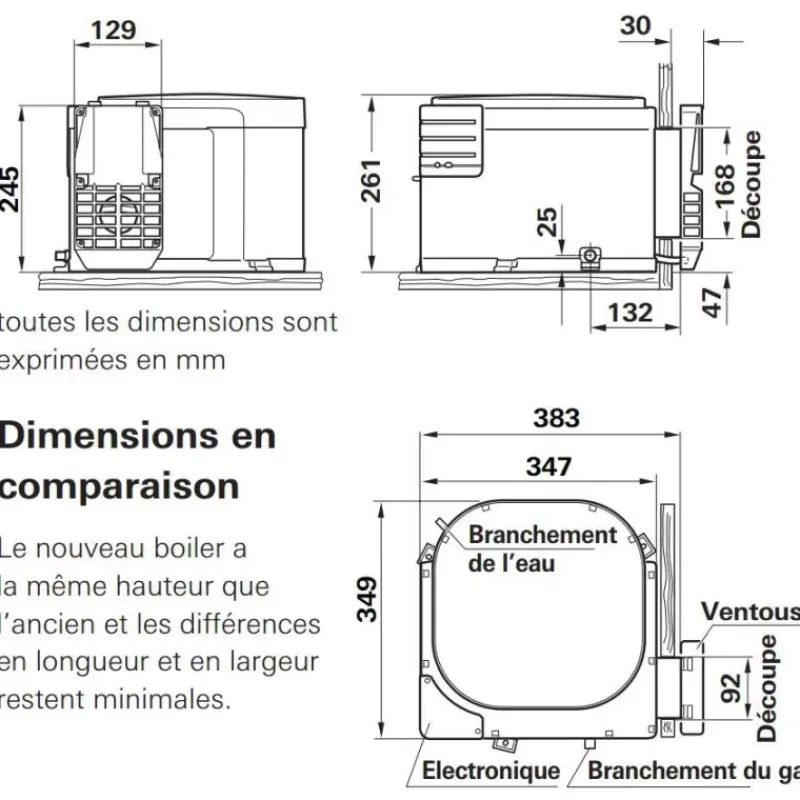 BGE 10 Boiler gaz / électrique*Truma Online