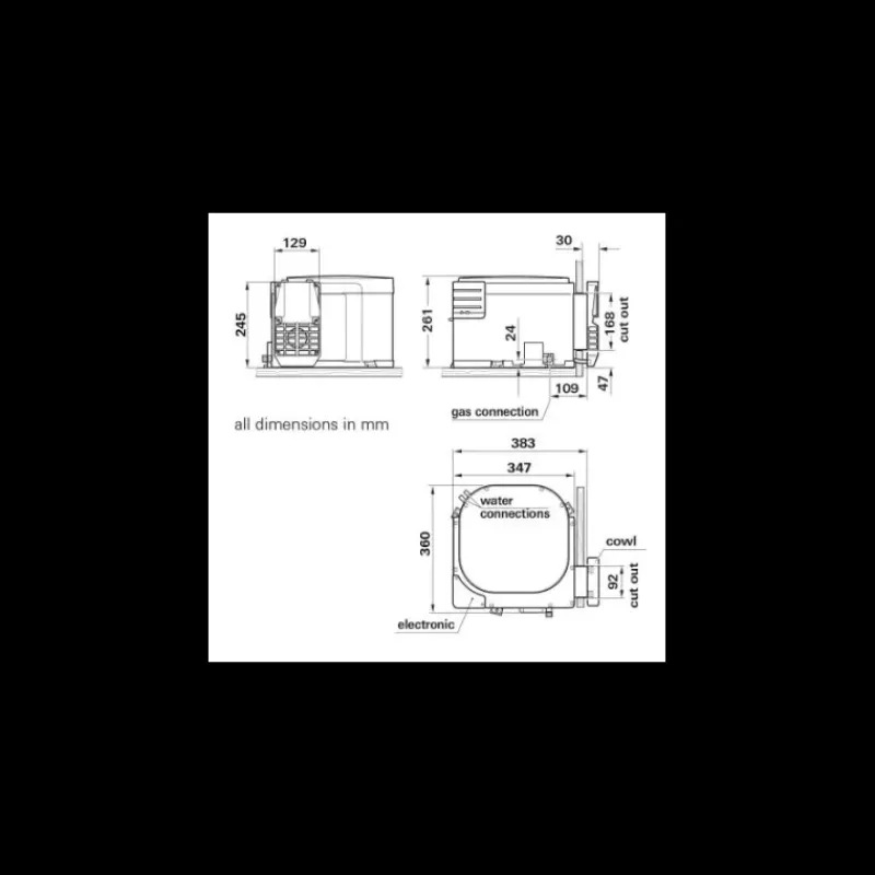 Boiler gaz B10*Truma New