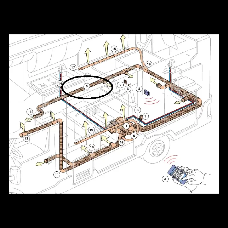 Clearance Gaine ÜR 65 mm Accessoire Pour Chauffage Et Combiné·Gaine Et Conduit D’Air Chaud