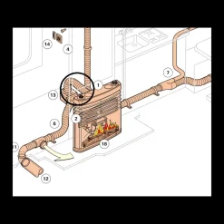 Clearance Gaine VR 72 mm Accessoire Pour Chauffage Et Combiné·Echappement Et Admission D'Air Chauffage