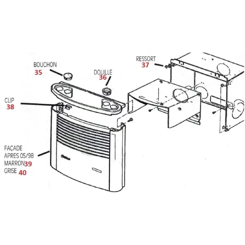 Pièces détachées SL 5002 Climatisation·Pièce Détachée Climatisation