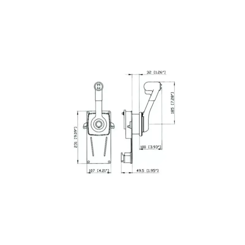 B183 levier commande moteur*Ultraflex Sale