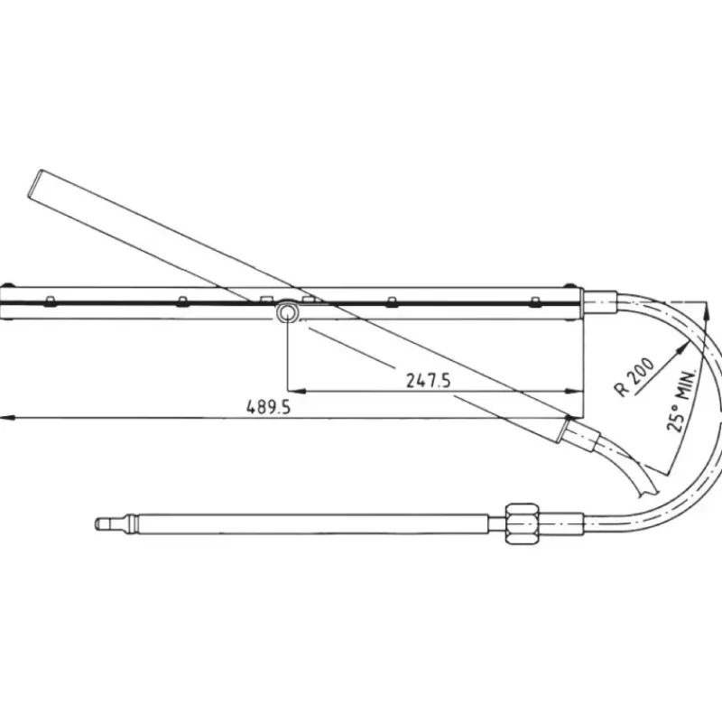 Câble de direction T86*Ultraflex Best