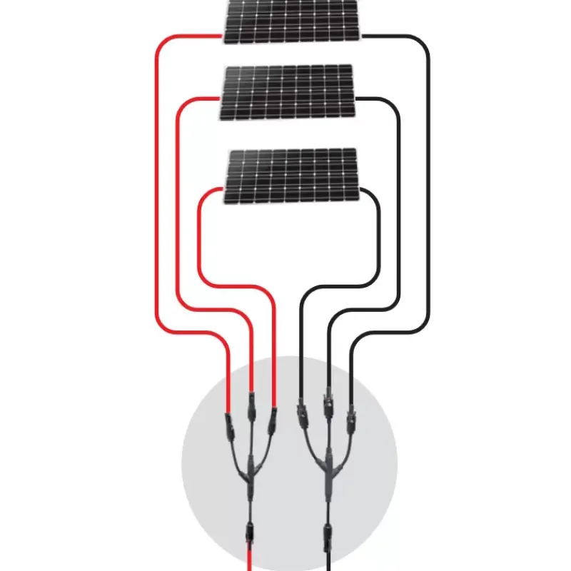 Connecteurs pour mise en parallèle panneaux solaires*Uniteck Online