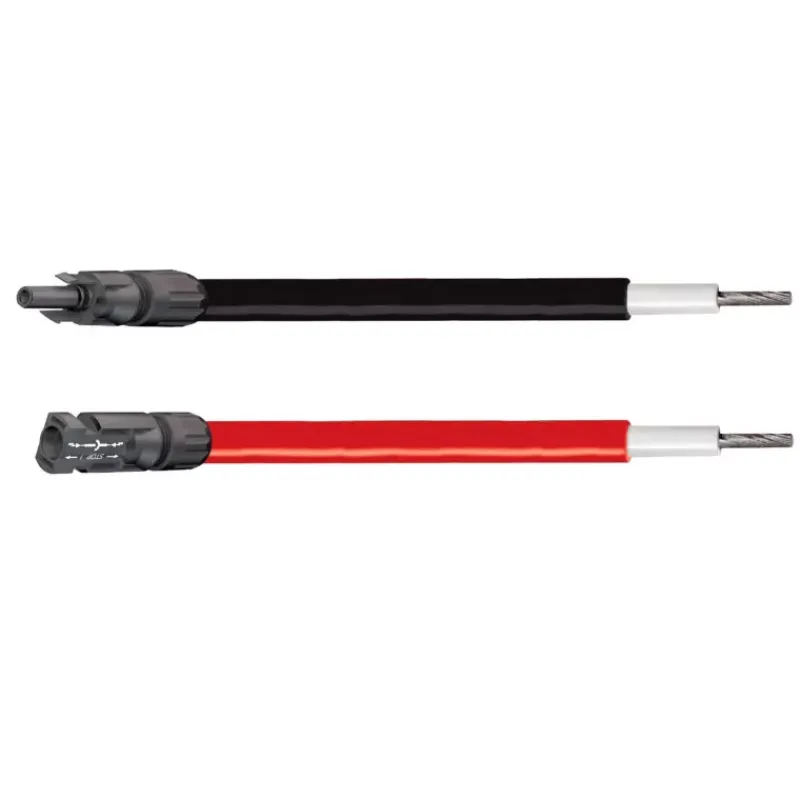 New Paire de câbles solaire 6 mm² sertis de connecteurs MC4 | 1 côté Distribution & Protection·Câble Électrique|Solaire·Accessoire Panneau Solaire