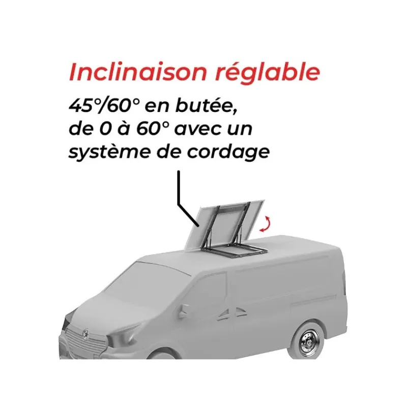 Online Unifix 150.1 C Support véhicule de loisirs inclinable Solaire·Accessoire Panneau Solaire