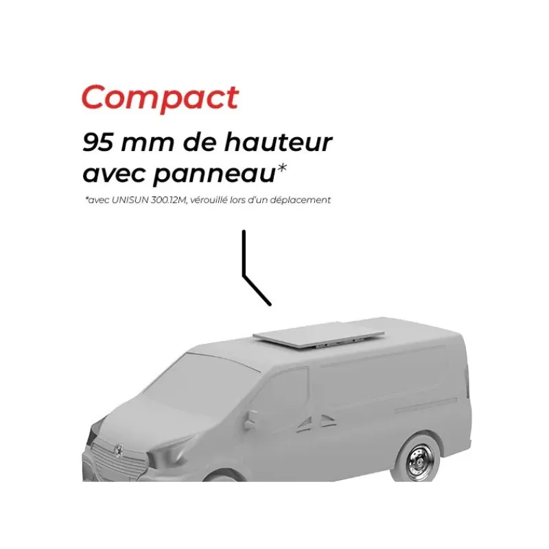 Online Unifix 150.1 C Support véhicule de loisirs inclinable Solaire·Accessoire Panneau Solaire