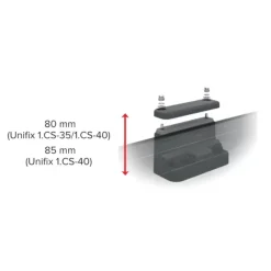 Hot UNIFIX 1.CS40 | Fixation latérale panneaux solaire 40 mm Solaire·Accessoire Panneau Solaire|Energie Solaire·Equipement Solaire